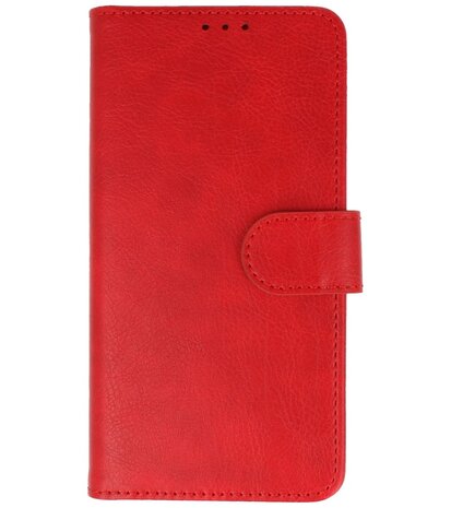 iPhone 16 Pro Max Hoesje Book Case Portemonnee Telefoonhoesje - Rood