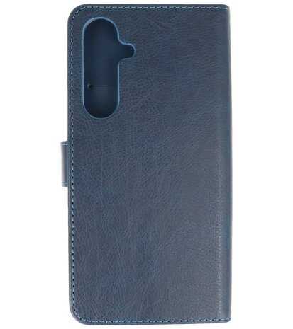 Samsung Galaxy S24 & S25 Hoesje Book Case Portemonnee Telefoonhoesje - Navy