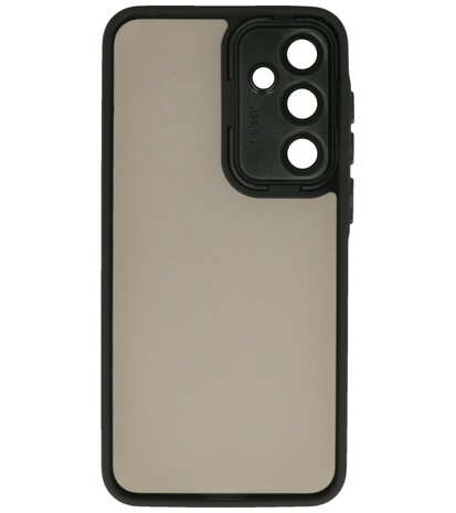 Mat-Transparent met Camera Beschermer Case voor Samsung Galaxy A15 Zwart