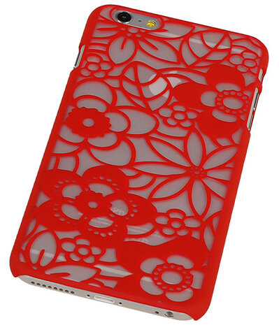 Apple iPhone 6 Plus - Lotus Hardcase Hoesje Rood