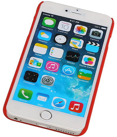 Apple iPhone 6 Plus - Lotus Hardcase Hoesje Rood