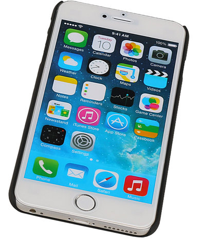 Apple iPhone 6 - Brocant Hardcase Hoesje Zwart