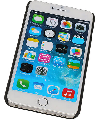 Apple iPhone 6 Plus - Brocant Hardcase Hoesje Zwart