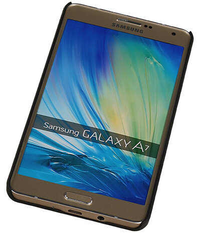 Samsung Galaxy A7 - Brocant Hardcase Hoesje Zwart