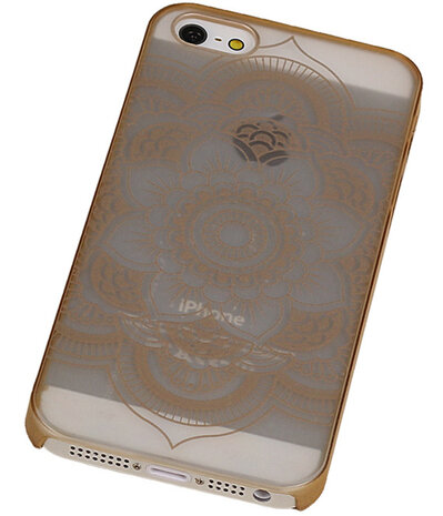 Apple iPhone 5/5S - Roma Hardcase Hoesje Goud