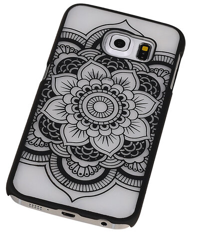 Samsung Galaxy S6 edge - Roma Hardcase Hoesje Zwart