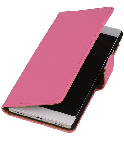 Huawei P8 Roze Booktype Hoesje
