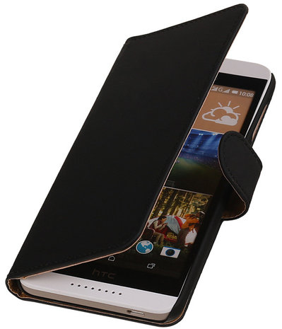 Hoesje voor HTC One E9 Plus Booktype Zwart