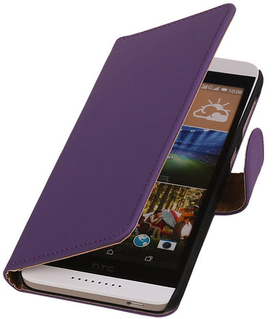 Hoesje voor HTC One E9 Plus Booktype Paars