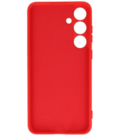 Fashion Color TPU Hoesje Samsung Galaxy S24 FE Rood