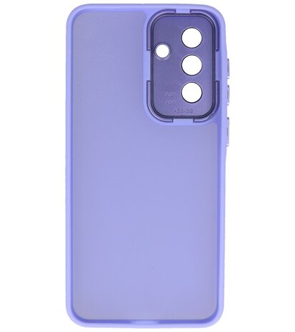 Mat-Transparent met Camera Beschermer Case voor Samsung Galaxy A16 Paars