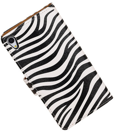 Sony Xperia Z4/Z3 Plus Zebra Booktype Wallet Hoesje