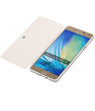 Bestcases Wit TPU Booktype Motief Hoesje voor Samsung Galaxy A7 2015