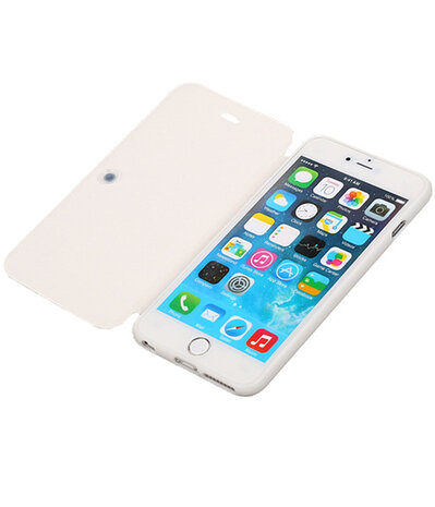 Bestcases Wit TPU Booktype Motief Hoesje voor Apple iPhone 6 Plus