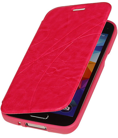 Bestcases Roze TPU Booktype Motief Hoesje voor Samsung Galaxy S5 mini