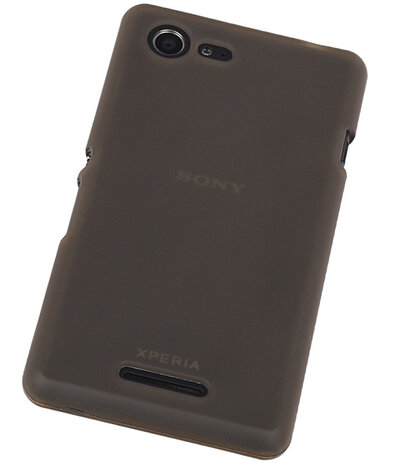 Sony Xperia E3 TPU Hoesje Transparant Grijs