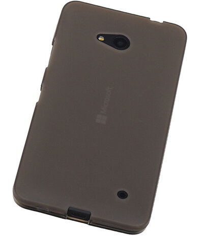 Microsoft Lumia 640 TPU Hoesje Transparant Grijs