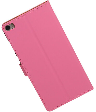 Huawei P8 Max Effen Booktype Wallet Hoesje Roze