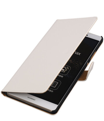 Huawei P8 Max Effen Booktype Wallet Hoesje Wit