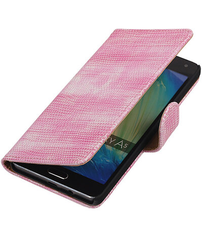 Samsung Galaxy A5 Booktype Wallet Hoesje Mini Slang Roze