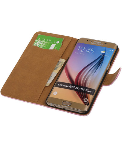 Mini Slang Roze - Hoesje voor Samsung Galaxy S6 edge Plus