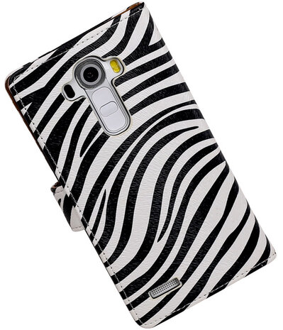 LG G4 Zebra Booktype Wallet Hoesje