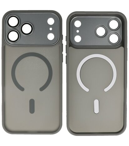 Apple iPhone 17 Pro Zwart hoesje voorkant/achterkant