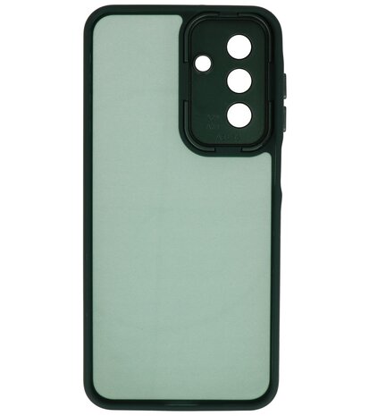 Mat-Transparent met Camera Beschermer Case voor Samsung Galaxy A16 Donker Groen