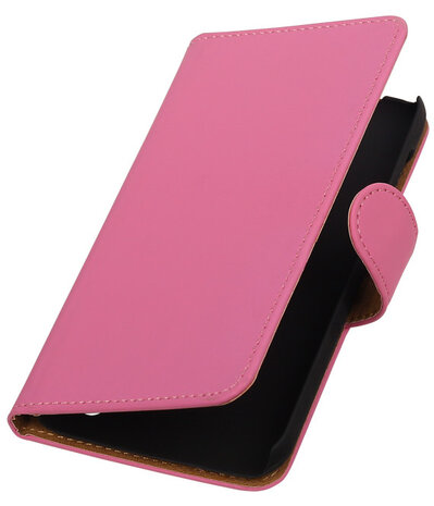 Huawei Y625 - Effen Roze Booktype Wallet Hoesje