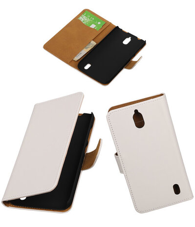 Huawei Y625 - Effen Wit Booktype Wallet Hoesje