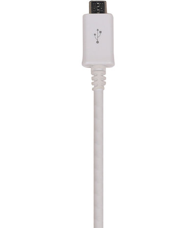 Micro USB 2.1 Ampere Telefoon oplaadkabel - Wit