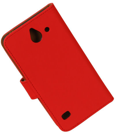 Rood Huawei Ascend Y550 Book/Wallet Case/Cover
