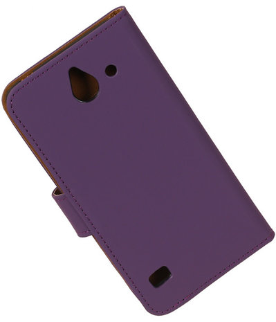 Paars Huawei Ascend Y550 Book/Wallet Case/Cover