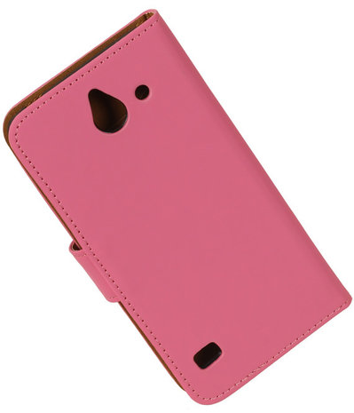 Roze Huawei Ascend Y550 Book/Wallet Case/Cover