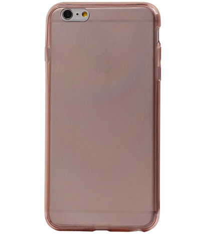 Transparant Roze Voor en Achter TPU Hoesje Apple iPhone 6/6s Plus