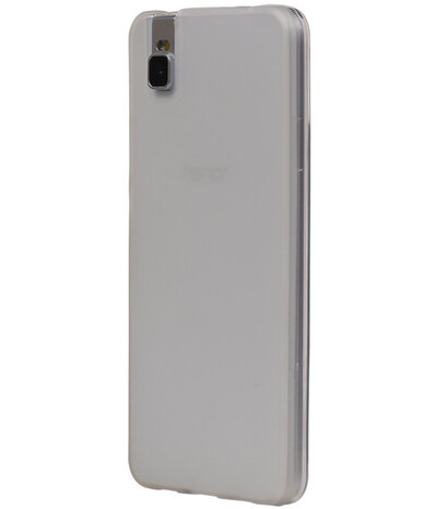 Huawei Honor 7i TPU Hoesje Transparant Wit