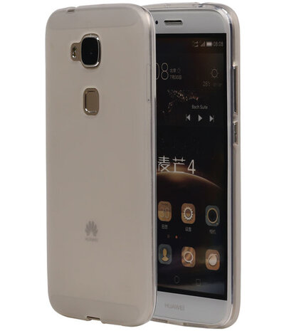 Huawei G8 TPU Hoesje Transparant Wit