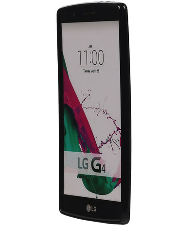 LG G4 TPU Hoesje Transparant Zwart