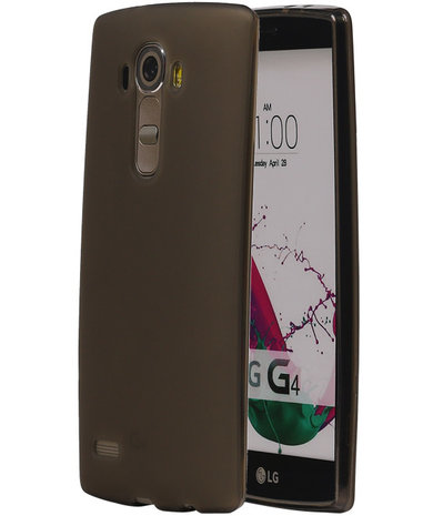 LG G4 TPU Hoesje Transparant Grijs