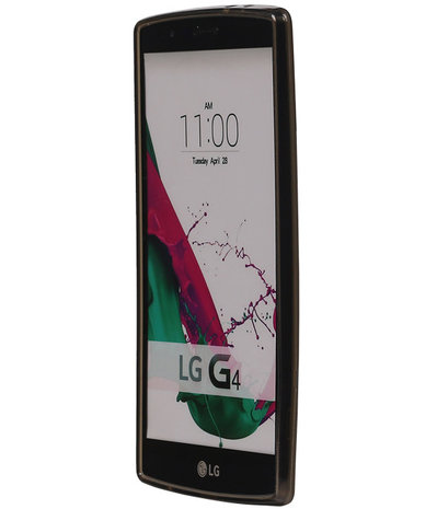 LG G4 TPU Hoesje Transparant Grijs