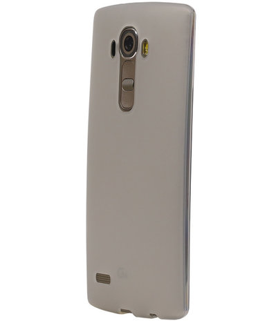 LG G4 TPU Hoesje Transparant Wit