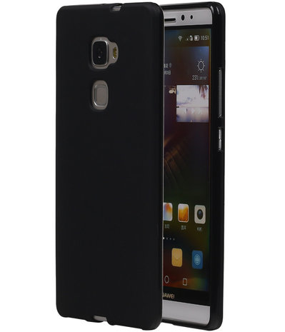 Huawei Ascend Mate 7 TPU Hoesje Transparant Zwart
