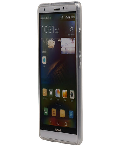 Huawei Ascend Mate 7 TPU Hoesje Transparant Wit