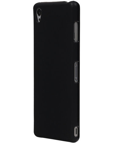 Sony Xperia Z3 TPU Hoesje Transparant Zwart