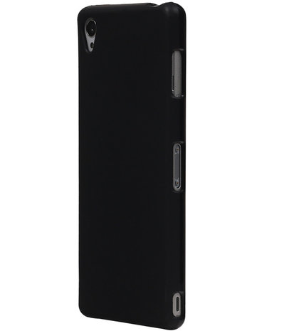 Sony Xperia Z3 TPU Hoesje Transparant Zwart