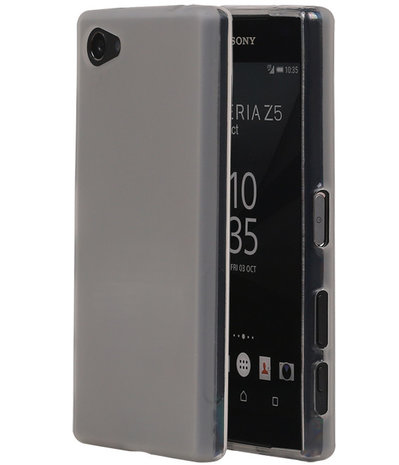 Sony Xperia Z5 Compact TPU Hoesje Transparant Wit