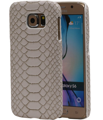 Beige Slang Hardcase Backcover Samsung Galaxy S6 Hoesje
