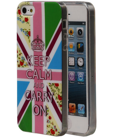 Keizerskroon TPU Cover Case voor Apple iPhone 5/5S  Hoesje