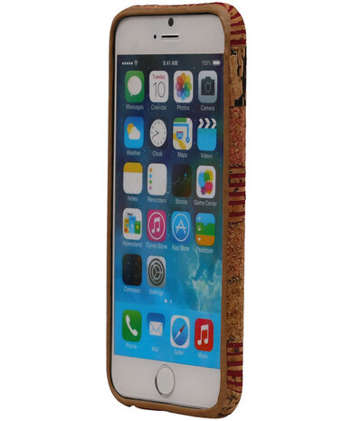 Kurk Design TPU Cover Case voor Apple iPhone 6/6S Hoesje Model D