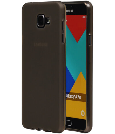 Samsung Galaxy A7 (2016) TPU Hoesje Transparant Grijs